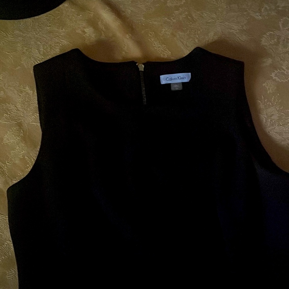 Calvin Klein  sleeveless black dress